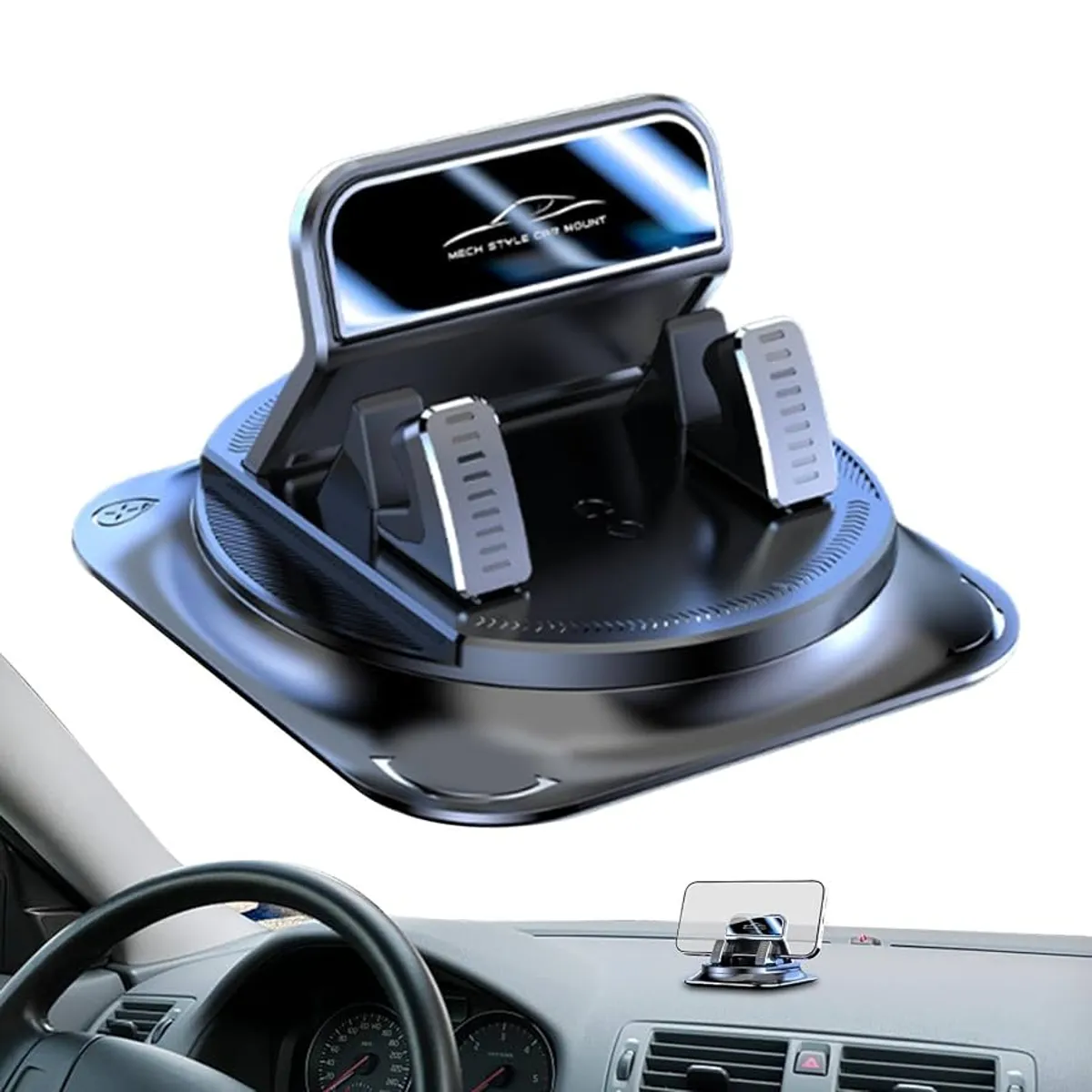 Giá đỡ điện thoại ô tô xoay 360° – ảnh 4